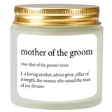 Mother Of The Groom Gifts Candle - Wedding Gift For Mom Of The Groom Mother-In-Law From Bride Lavender Scented Candle 4Oz