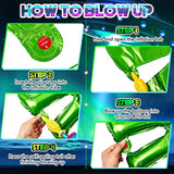 6 Pcs Large Alien Balloons Green Inflatable Alien Space Birthday Party Supplies For 420 Decorations Halloween Party Backdrop Home Trunk Or Treat Car 31.5 Inch