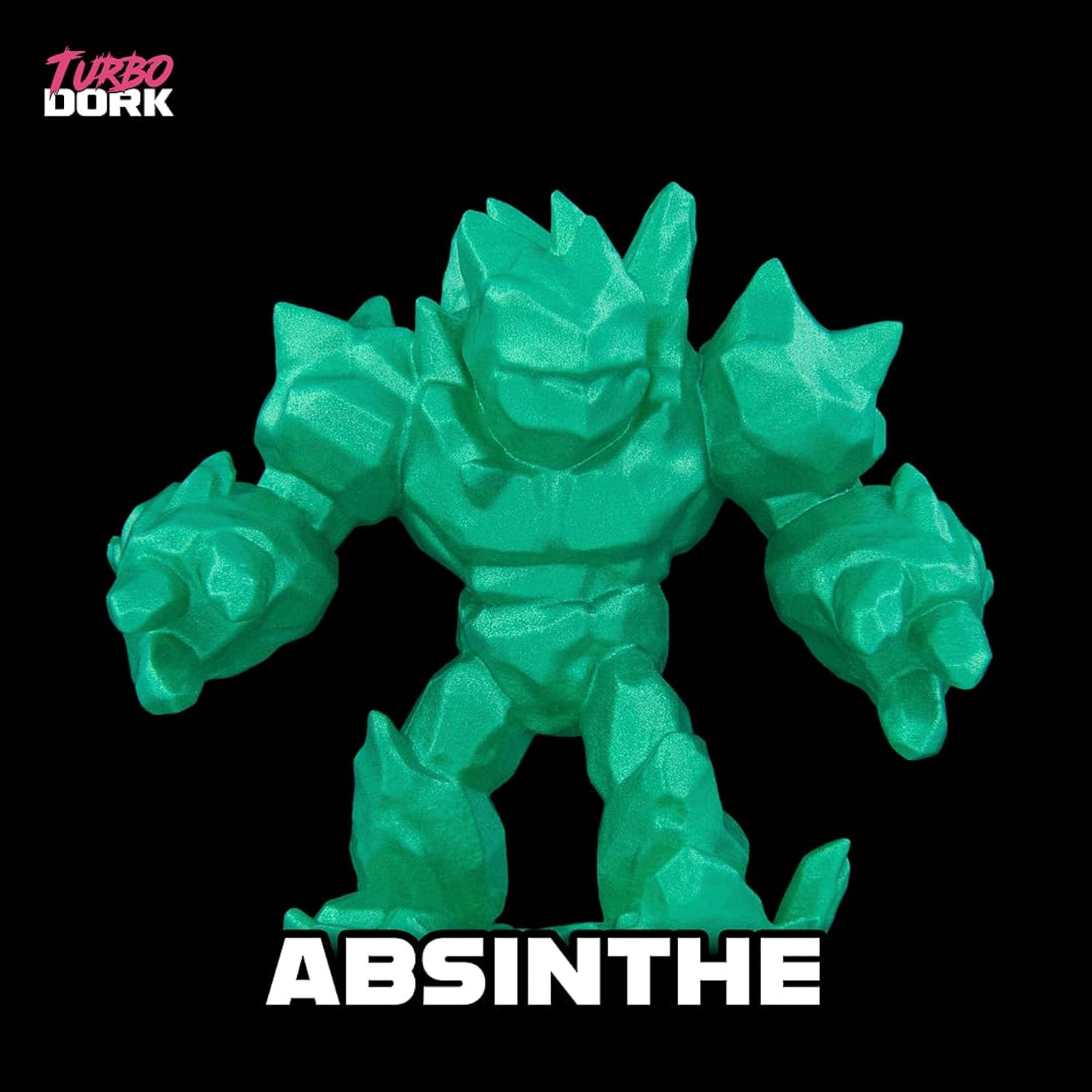 Absinthe Metallic Acrylic Paint 22Ml Bottle - Water-Based Non-Toxic Metallic Finish Paint