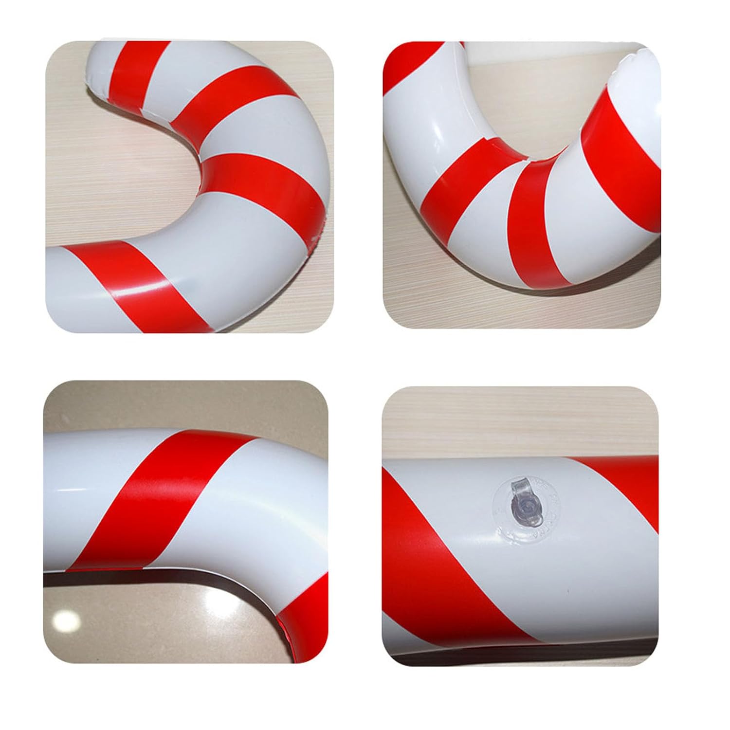 2 Pcs Inflatable Candy Canes Balloons Inflatable Christmas Candy Cane For For Christmas Indoor And Outdoor Party Decorat