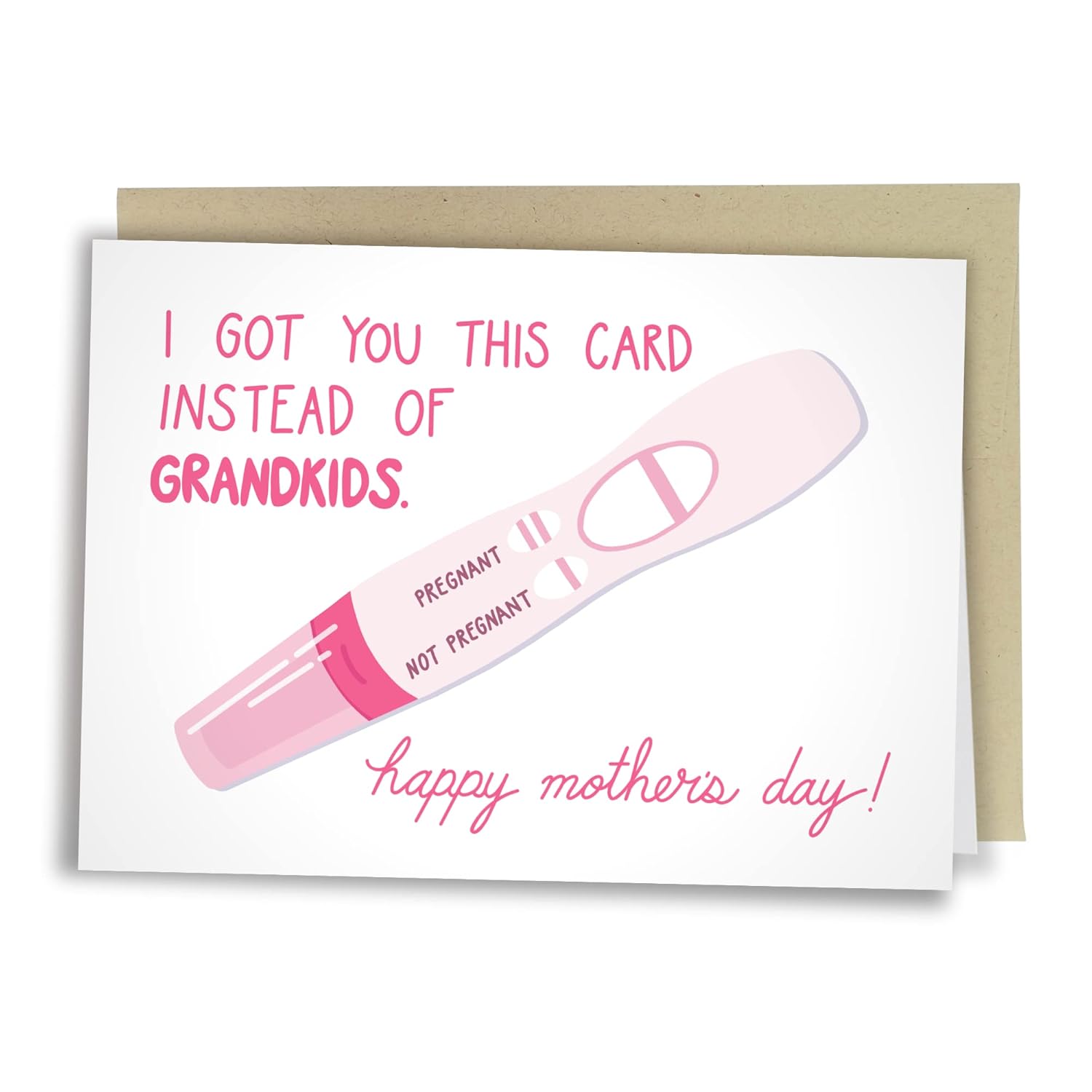 Funny Mother'S Day Card | Funny Card For Mom | Instead Of Grandkids Prank I'M Pregnant Joke Card
