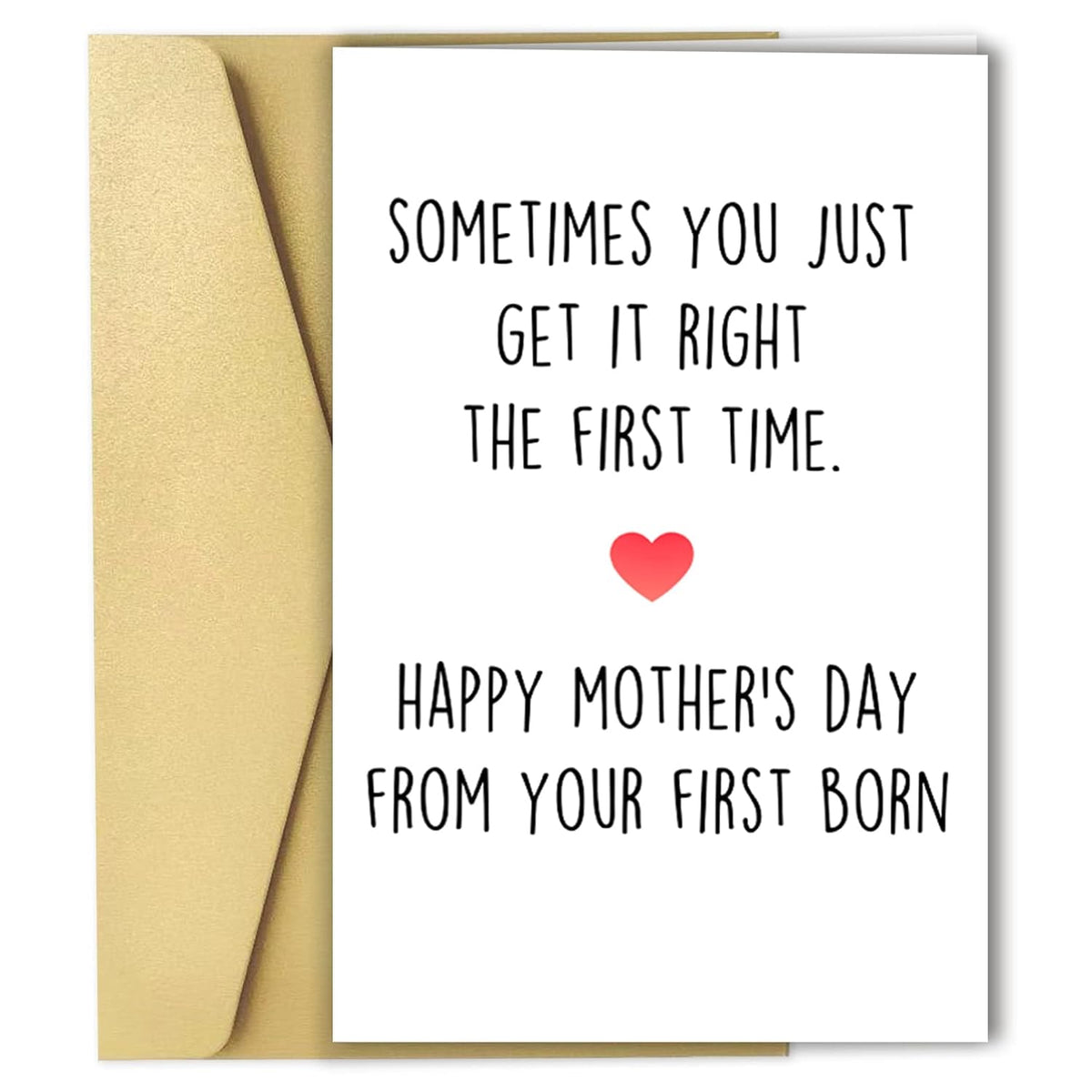 Happy Mother’S Day Card From Oldest First Child, Great Mothers Day Gift For Mommy, Funny Mother’S Day Card From Your First Born, Unique Mothers Day Gifts Idea For Her
