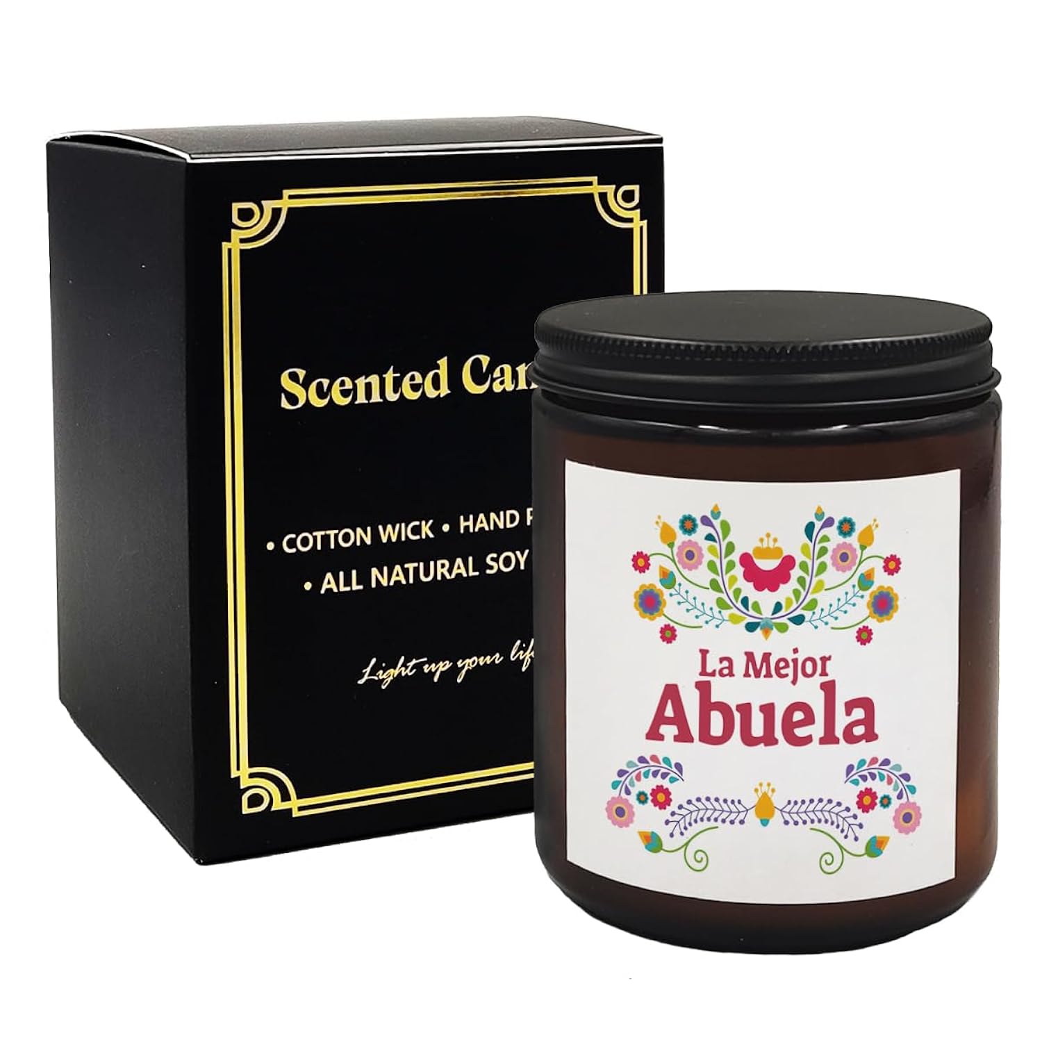 Abuela Candle, Abuela Gifts In Spanish, Abuela Gifts From Grandchildren, Abuela Mothers Day Gifts, Best Grandma Gifts, Grandma Gifts For Christmas Birthday, La Mejor Abuela Scented Candles
