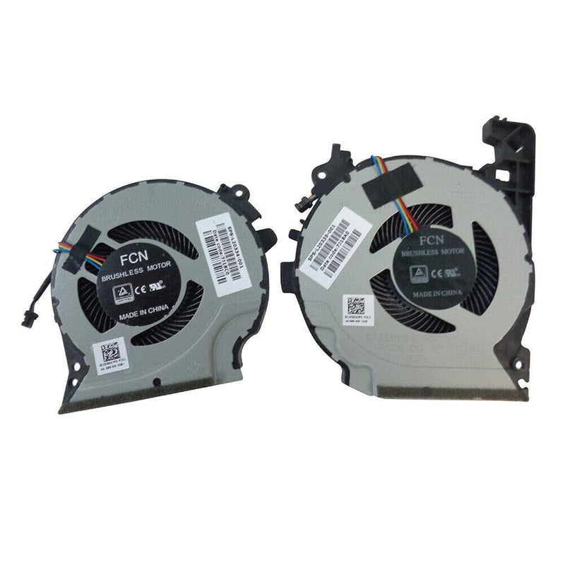 Left & Right Cpu Gpu Cooling Fan For Hp Pavilion 15-Cx 15-Cx0060Tx 15-Cx0058Wm