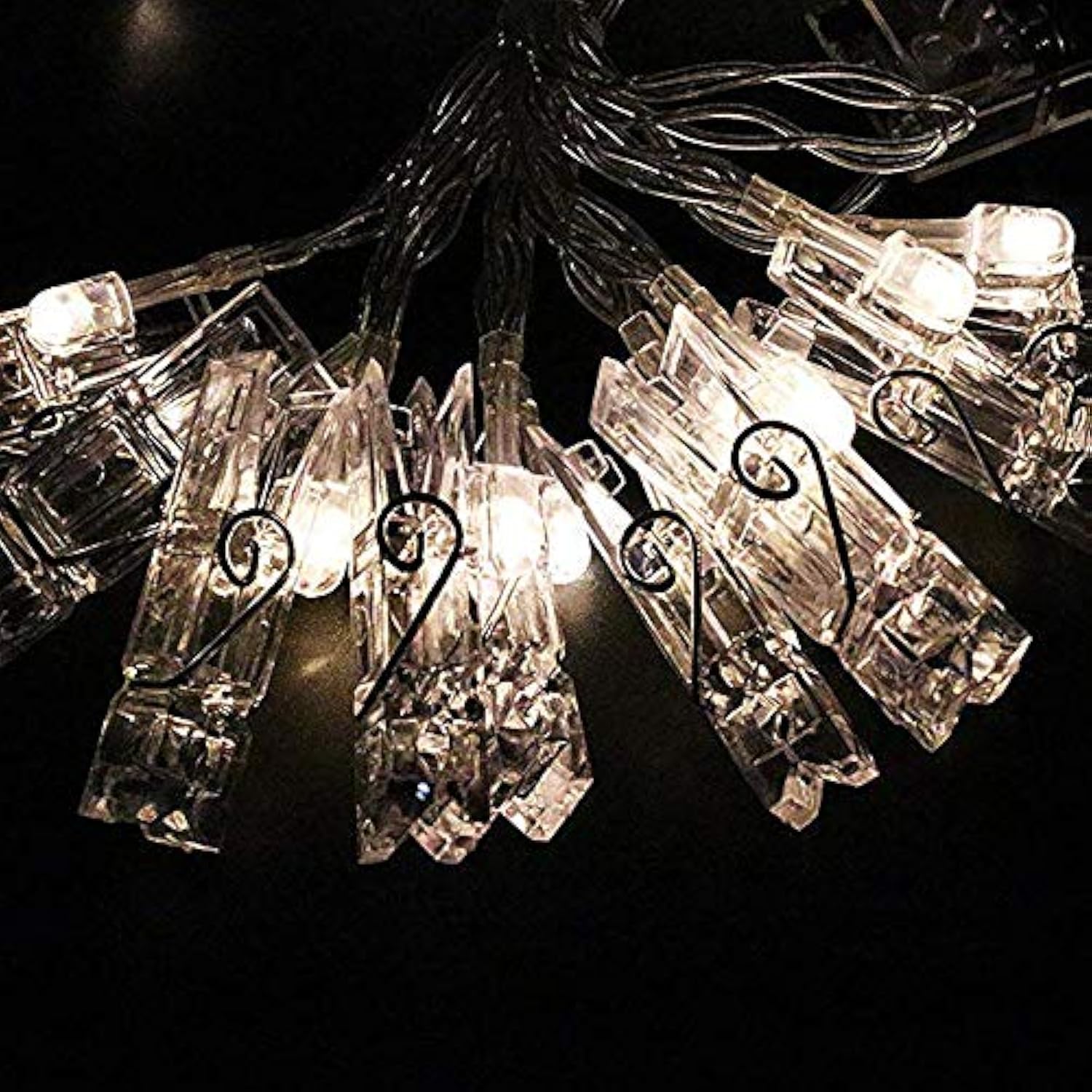 Photo Clip String Lights Led Fairy Clip String Lights Hanging Photo Pictures Battery Operated For Gifts Patio Christmas