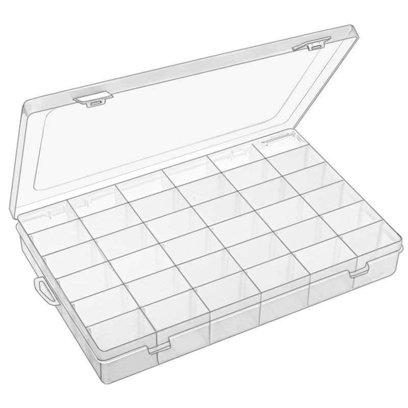 36 Grids Clear Plastic Organizer Box,Craft Organizers And Storage Cont