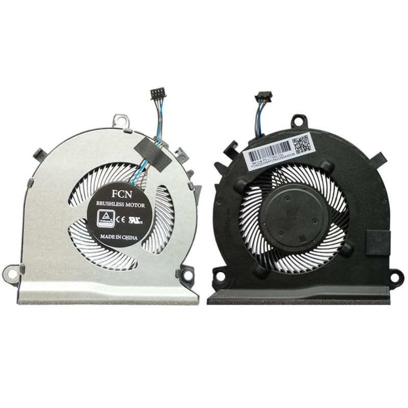 2Pcs Cpu Cooling Fan Replacement For Hp Pavilion Gaming 15-Ec 15-Ec0013Dx 15-E