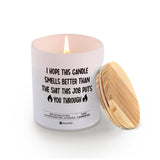 I Hope This Candle Smells Better Than The Shit I Put You Through I'M Sorry I Love You Apology Gift For Him Her Mom Dad Scented Candles Home Office Jar Candles Lavender Sage Soy Wax Candles 9.5 Oz