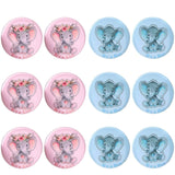 40 Pcs Elephant Gender Reveal Button Pins Blue Elephant Team Boy Pink Elephant Team Girl Button Pins For Baby Shower Party Favors Gender Reveal Party Game Supplies