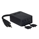 Plug Outdoor, Dual Outlets Energy Monitoring, Ip64, 2.4Ghz Wifi Smart Plug, Works With Alexa, Google Assistant, Ifttt, No Hub Required, Black