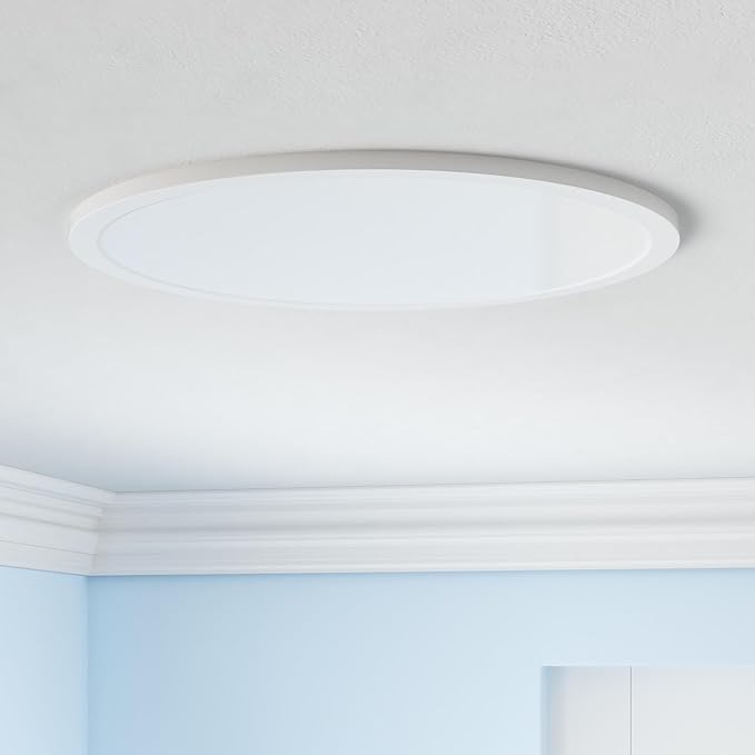 12 Inch Motion Sensor LED Ceiling Light with Remote 2400LM Dimmable Flush Mount