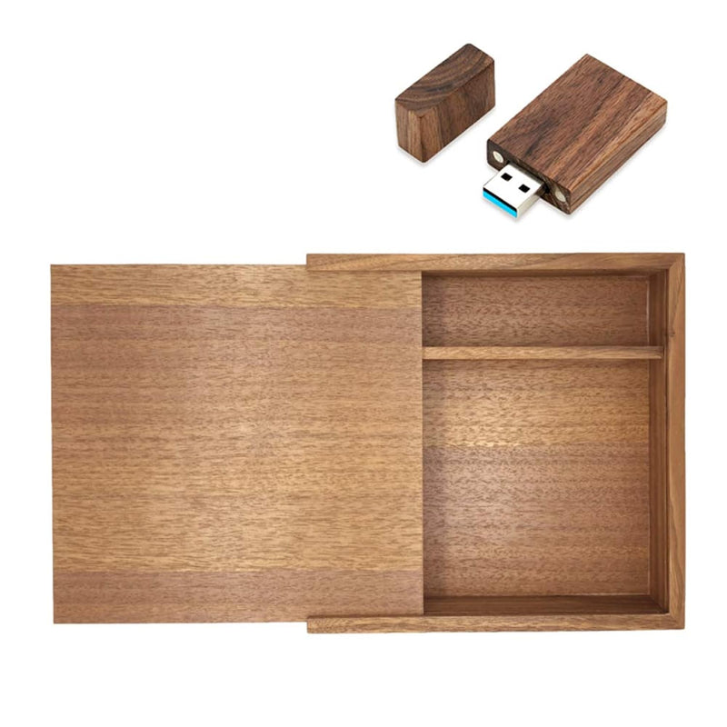 32Gb Usb3.0 Wood Flash Drive With Wood Gift Box, Wooden Usb Drive 32G Usb 3.0