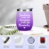 Birthday Gifts For Women Friendship, Funny Best Friend Birthday Gifts For Women Girls Friends Sister Mom Coworker Boss Christmas Wine Tumbler Coffee Mug Makeup Bag Bracelets Scented Candle