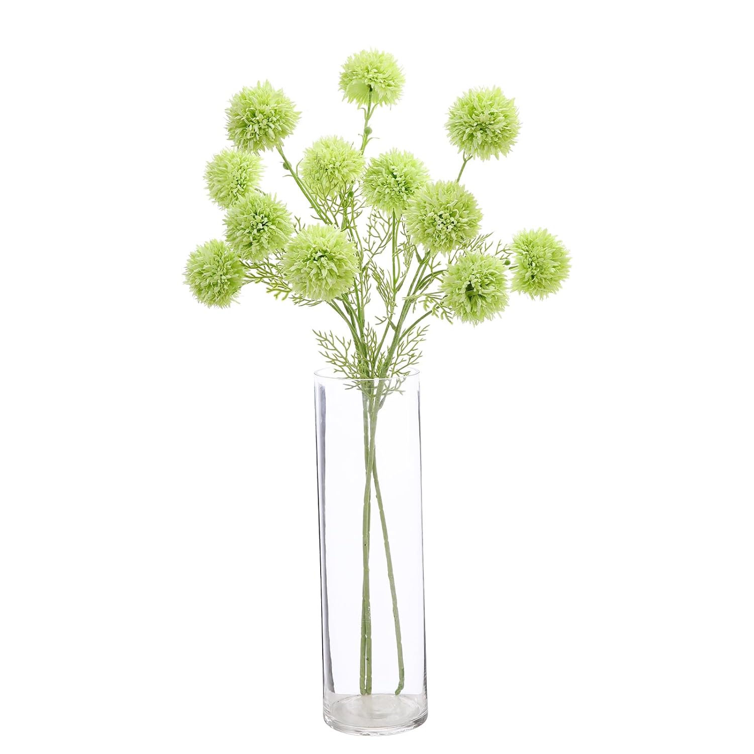 3Pc 28.8Inch Realistic Chryshemum Artificial Flowers, Fake Mums Flowers With Bendable Stems, Silk Pompon Faux Kiku Flower For Vase Diy Centerpieces Home Decor, Office, Table, Weddings