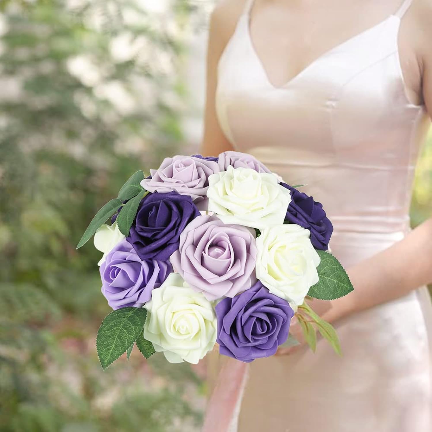 100Pcs Bulk Fake Leaves Greenery Leaves Artificial Fake Rose Flower Leaves For Diy Wedding Bouquets Centerpieces Party Decorations