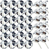 70Pcs 1Inch Rhinestone Sew Buttons Diamond Crystal Upholstery Nails Ta