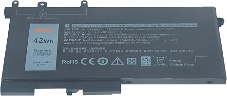 3DDDG 42Wh Laptop Battery Replacement for Dell Latitude 5280 5290 5480 5490 3VC9Y 45N3J 049XH