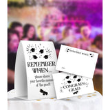 Graduation Share A Memory Cards - Pack Of 1 Sign And 50 Memory Cards, Graduation Party Supplies 2026(006)