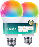 Smart LED Bulbs 5GHz Wi-Fi Compatible with Alexa Apple Home and Google Assistant Dimmable Color Changing