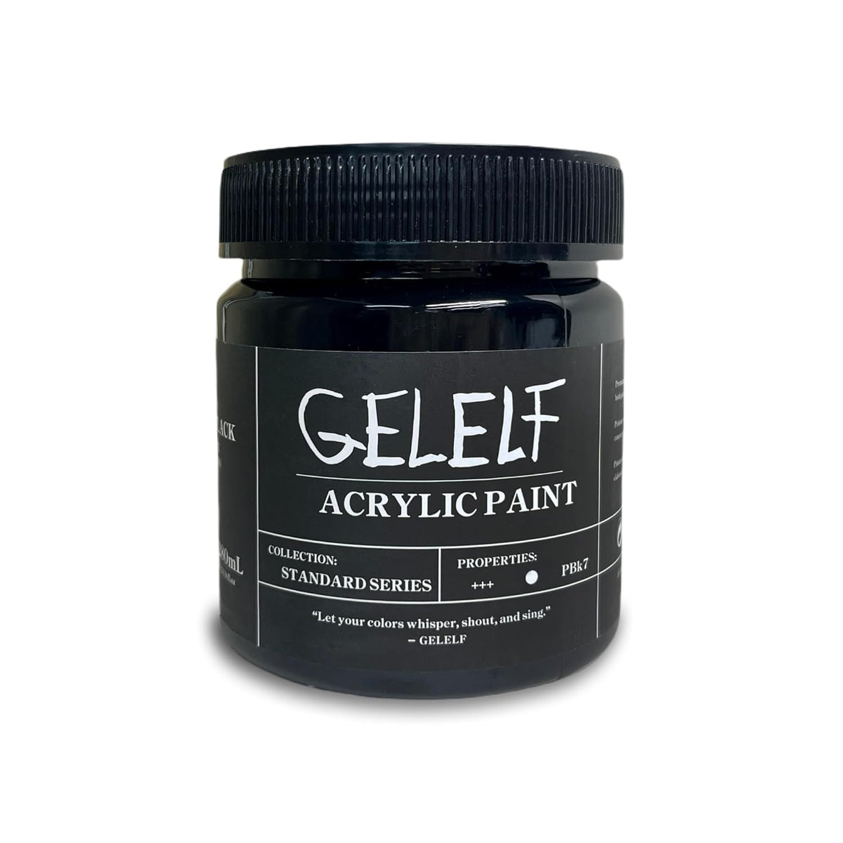 Acrylic Paint For Gel Plate Printing Perfect Transfer Acrylic Paint Gel Printing Supplies, Lamp Black, Opaque 280Ml, 9.5-Oz