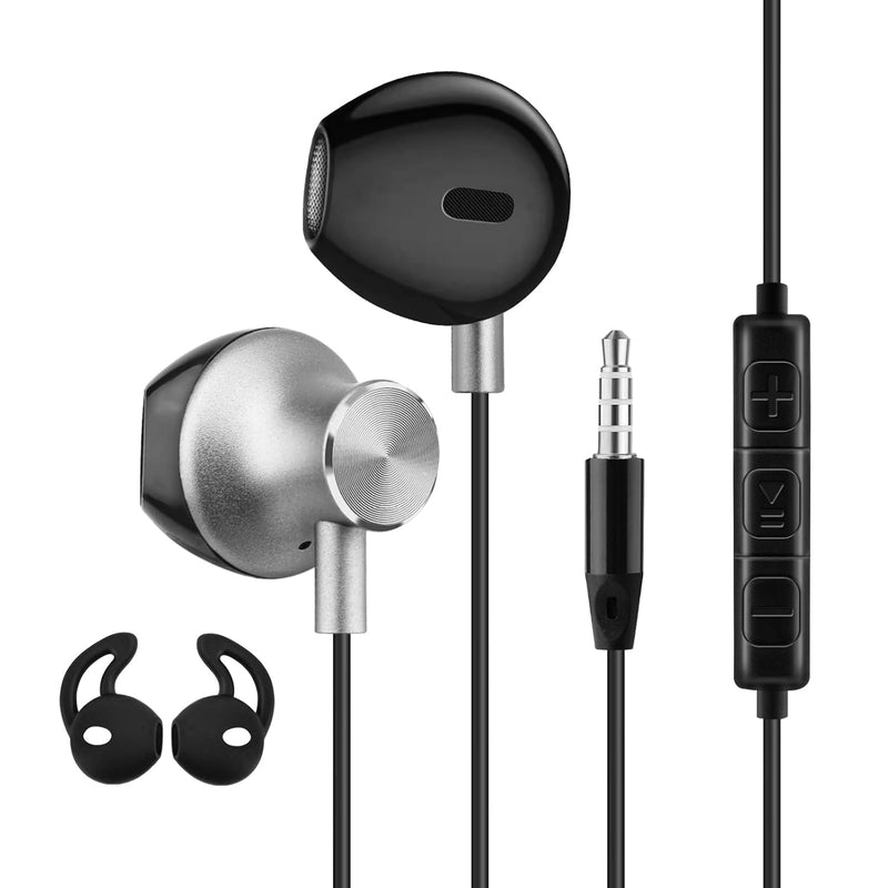 Earbuds Earphones With Microphone, Earbuds With Volume Control In-Ear Headphon