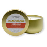 Madison Dawn Candle – Wisconsin Collection – Hand-Poured In Usa, Coffee Sugar Cream, Brass Tin With Lid, 6.5 Oz