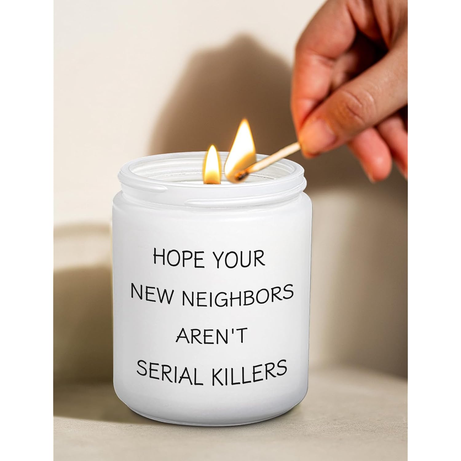 House Warming Gifts New Home - Vanilla Scented New Home Candle - Funny Housewarming Gifts For Women Men Friend Moving Away New Apartment Essentials, House Warming Decoration Party Decor