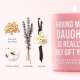 Funny Gifts For Mom Birthday Valentines Day From Daughter, Handmade Moms Candle Soy Wax, Mom Birthday Gifts From Daughter, Moms Gift For Mother’S Day, Christmas, Thanksgiving, 10Oz