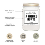 You Nique Designs Nursing Candle 8 Oz - Nursing School Surprise For Nursing Student Women, Men, Future Nurse Candles, Nursing School Graduation Gifts, Student Nurse Gifts (Lavender & Vanilla)