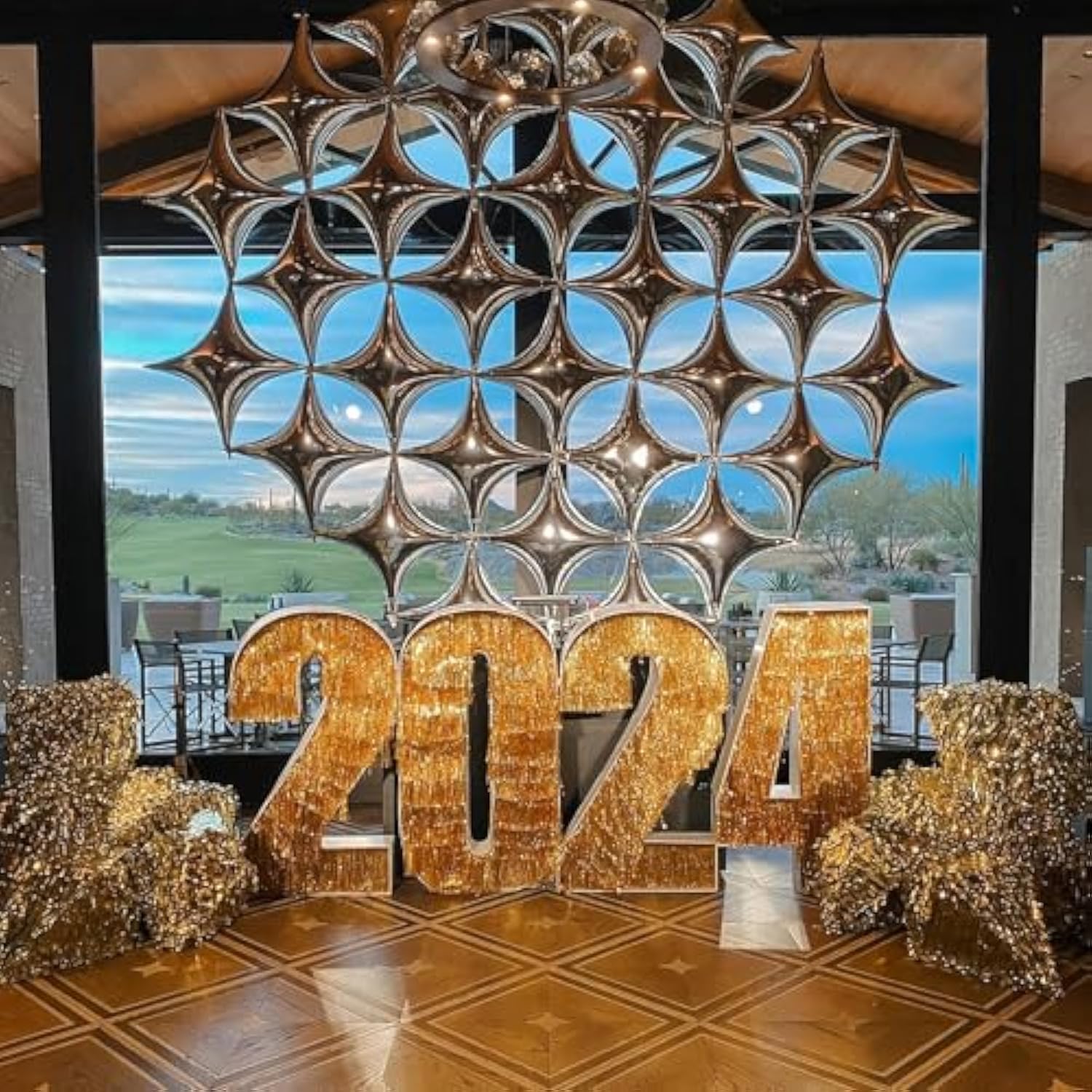 Silver Star Foil Balloons: Party & Event Decorations - 12 Pack