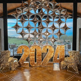 Silver Star Foil Balloons: Party & Event Decorations - 12 Pack