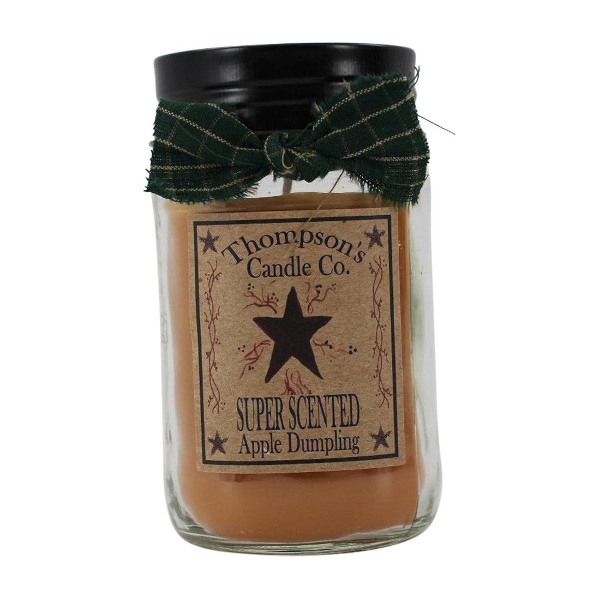 Thompson'S Candle Co Apple Dumpling Mason Jar Candles