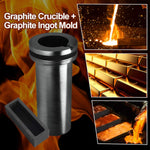 3Kg Gold Melting Furnace Tgf3000,1400W 2000F Digital Electric Melting Furnace With Graphite Crucible For Melt Scrap, Silver, Gold, Copper, Aluminum 110V Refining Casting Furnace