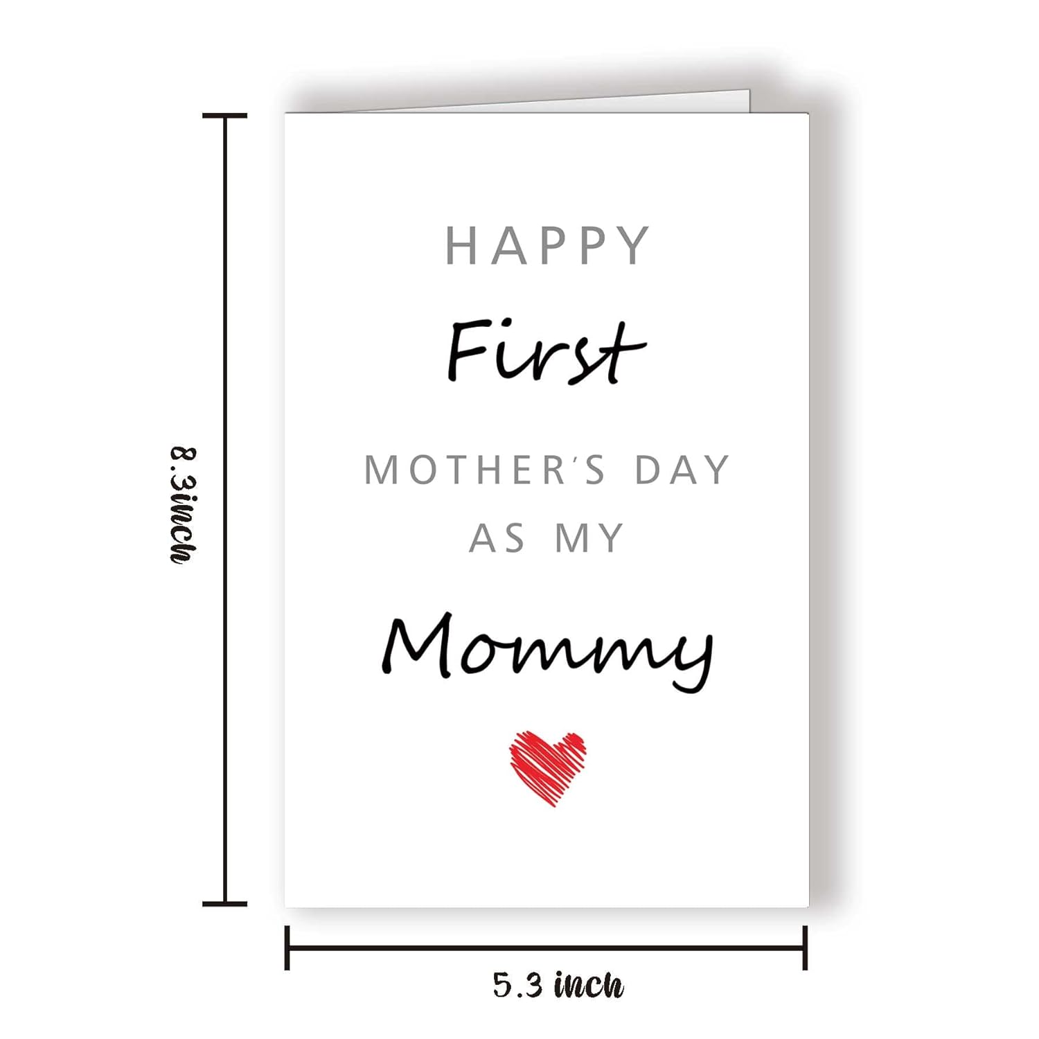 Lovely Happy First Mother’S Day For Mommy Mom, Unique Celebrating Mom’S Day Card For Mama Mother