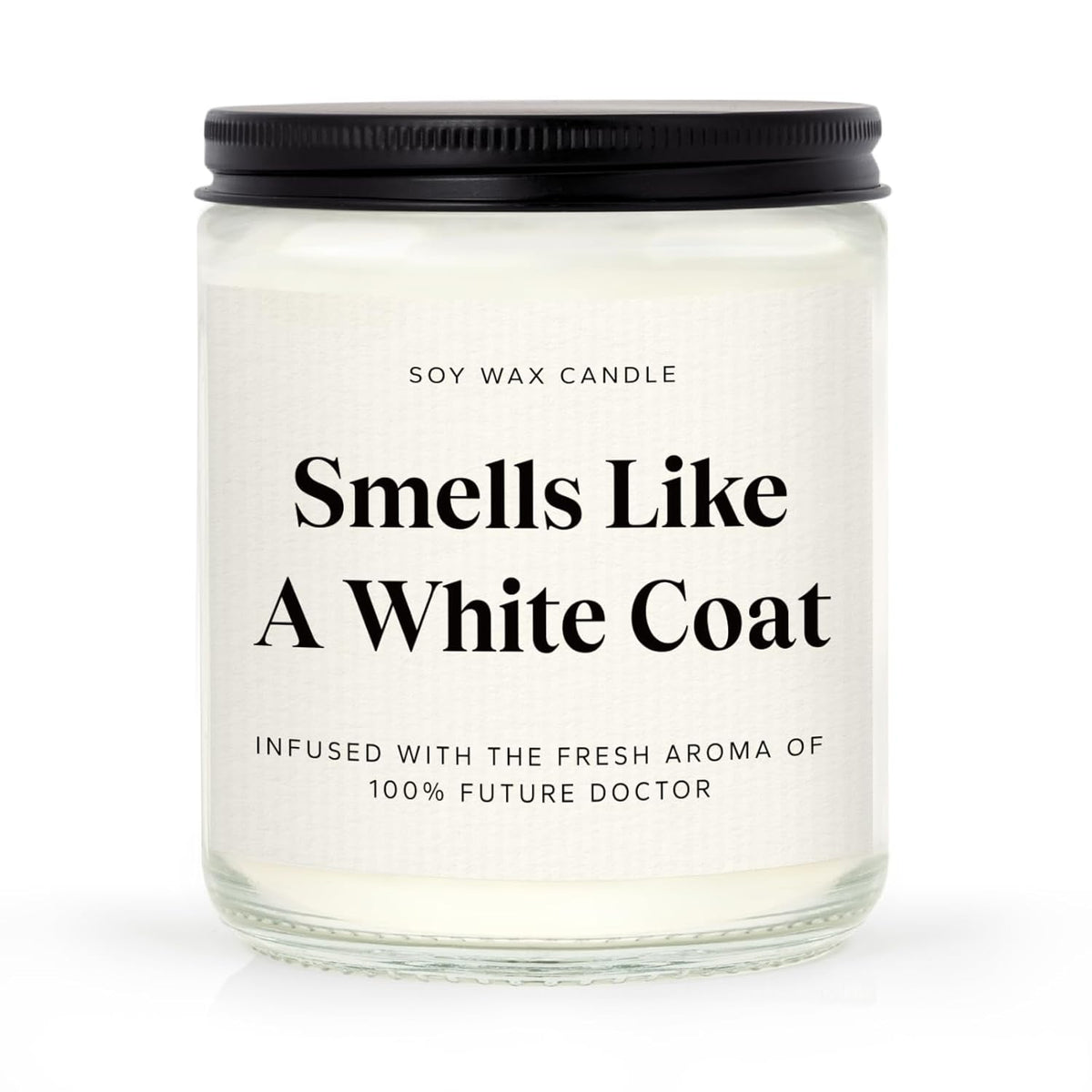 Future Doctor Gifts, Funny White Coat Ceremony Gifts, Medical School Graduation Present, Congratulations Gift For Med Student - Handmade Lavender Scented Candle 7Oz