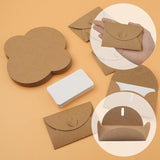 25Pcs Mini Envelopes With Cards, Heart Closure Diy Graffiti Blank Kraft Greeting Cards For Wedding Invitations, Christmas, Valentine'S Day