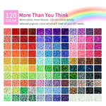 20,000 Pcs Clay Beads Bracelet Making Kit, 120 Colors 6 Boxes Polymer Beads Spacer Heishi Beads & Jewelry Kit With Pendant Charms Elastic Strings, Crafts Gift For Kids Adults