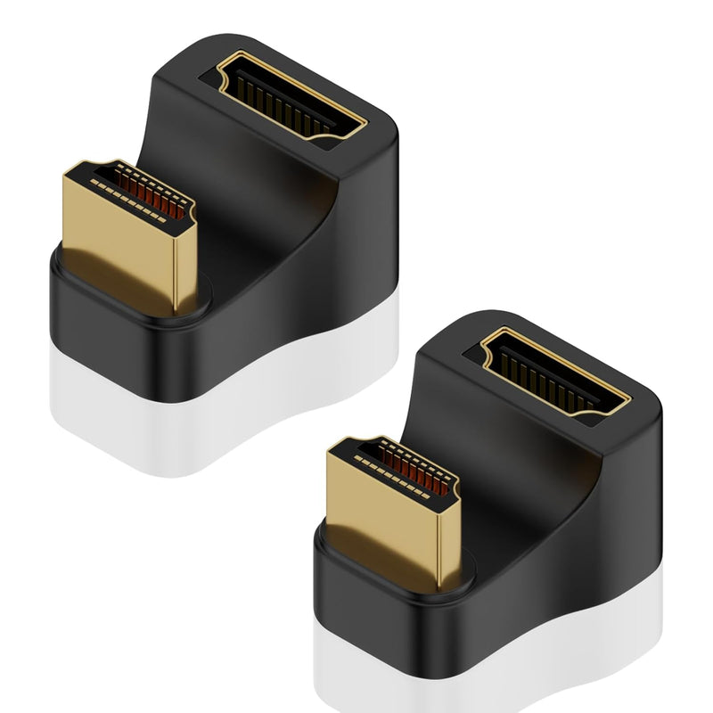 8K U Shaped Hdmi Adapter, 180 Degree Hdmi Adapter, Up Angle Hdmi 2.1 Extender