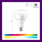 BR30 Smart LED Bulbs 6 Pack Matter Compatible Color Changing WiFi Recessed Flood Light E26