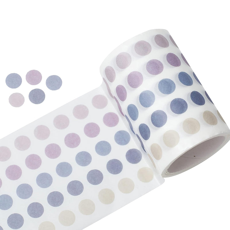 Morandi 5/16" Dot Washi Tape Round Stickers 1250 Dots Stickers For Bullet Jour