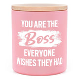 Funny Bosses Gifts For Women - Handmade Candle Lavender Scented, Christmas Birthday Gifts For Bosses Lady Female, Appreciation/Thank You, Farewell Present For Leader, 10Oz