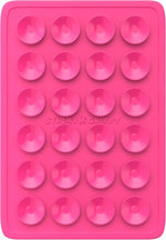 Suction Phone Case Mount, Silicone Hands-Free Holder for iPhone/Android, Pink