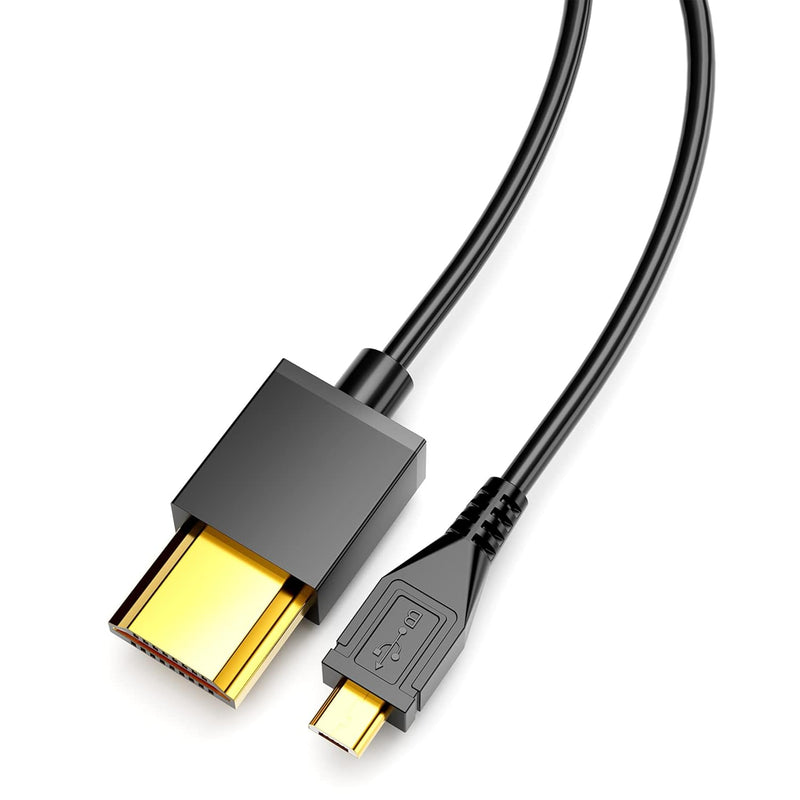 Hdmi To Micro Usb Cable, 1.5M/ 5Ft Hdmi Male To Micro Usb Male Data Charging C