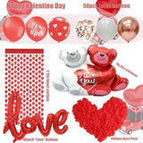 Valentine Day Balloon Decorations Kit, Valentine Day Balloons Arch Gar