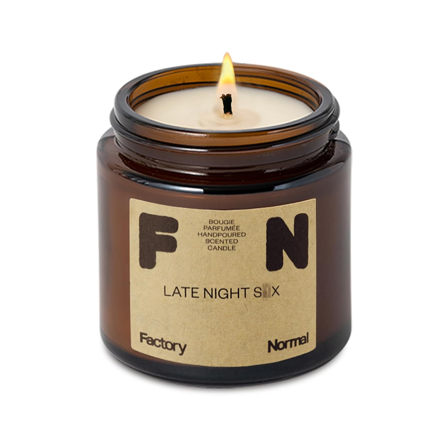 Late Night S*X Scented Soy Candles, Handmade Amber Jar Candle (4Oz, Late Night S*X)