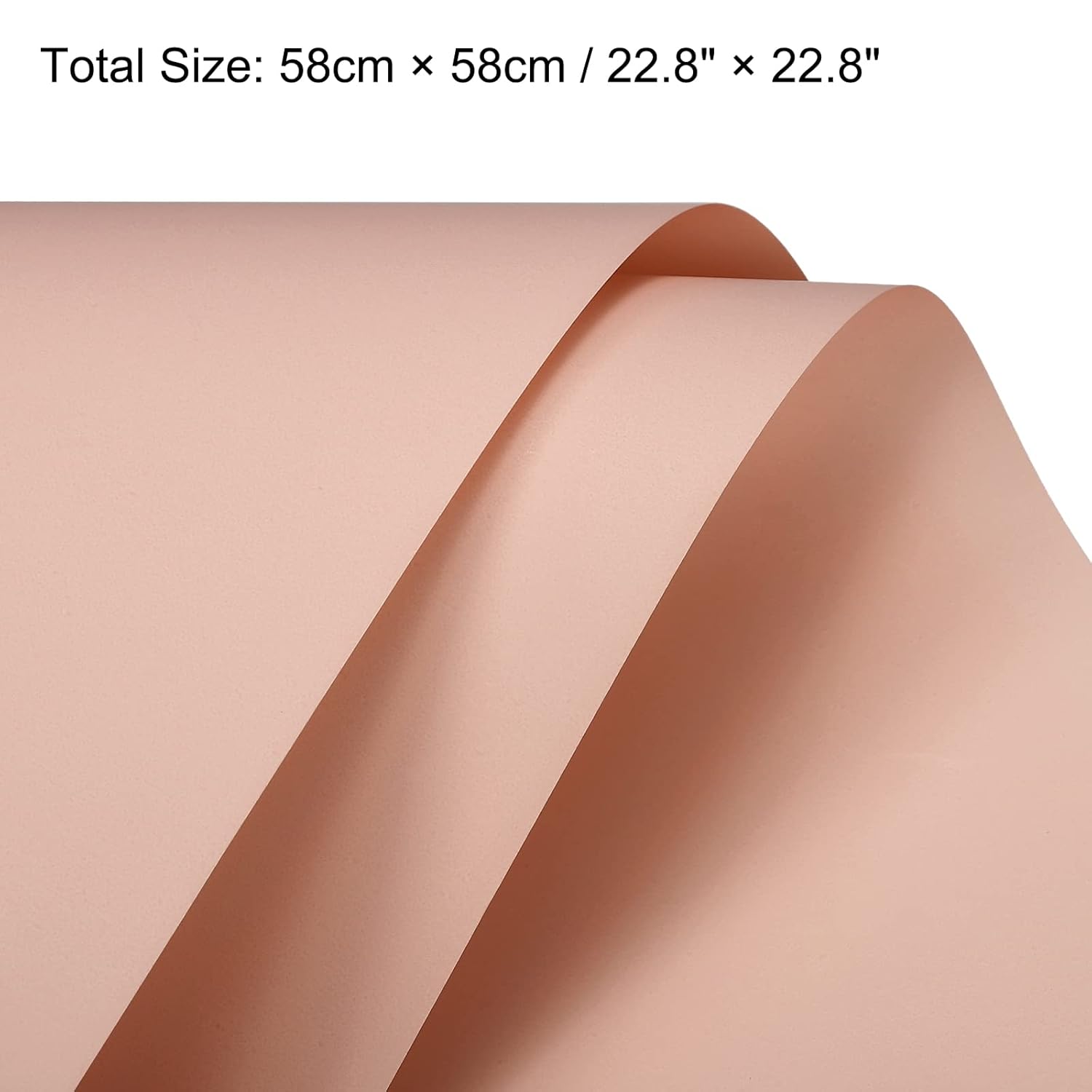 20 Pcs Flower Wrapping Paper 22.8X22.8 Inch Waterproof Florists Wrapping Paper For Florist Bouquet Supplies, Diy Crafts, Gift/Gift Box Packaging Light Red