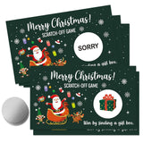 50 Pcs Merry Christmas Scratch Off Game Cards, Funny Christmas Themed Scratch Cards For Lottery Group Games Activity, Birthday Party Supplies, Raffle Tickets For Enterprises Activity