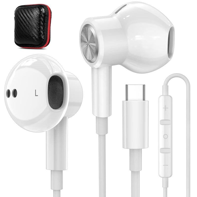 Usb C Headphones For Iphone 15 Pro New Ipad Google Pixel 7A 6A 6 5 4 3 Xl,Hifi