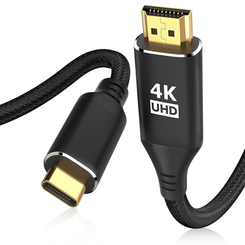 Usb C To Hdmi Cable 15Ft 4K@60Hz, High-Speed Usb Type C To Hdmi Cable For Home