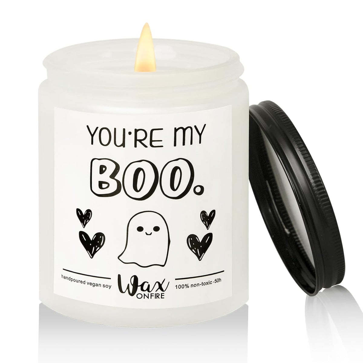 Halloween Candle Ghost You Are My Boo Candle Halloween Lavender Scent Soy Wax Candle For Bathroom Kitchen Bedroom